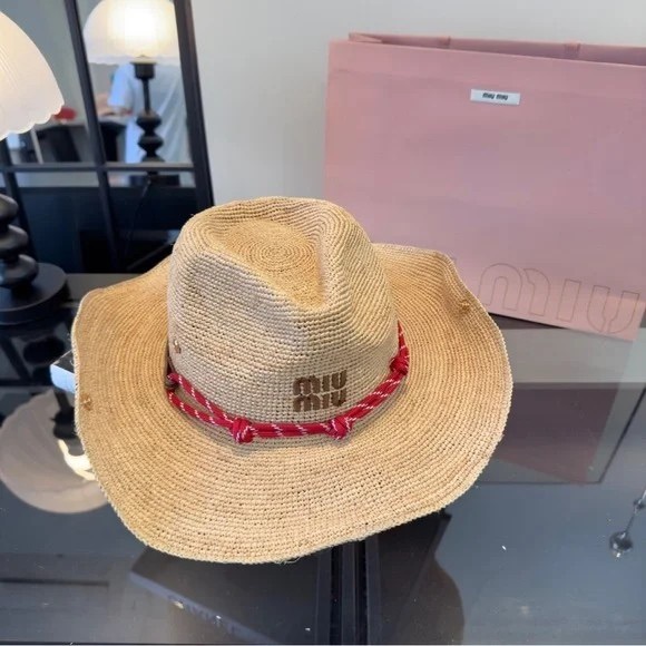 ❣️MiuMiu popular woven straw hat - Picture 6 of 8